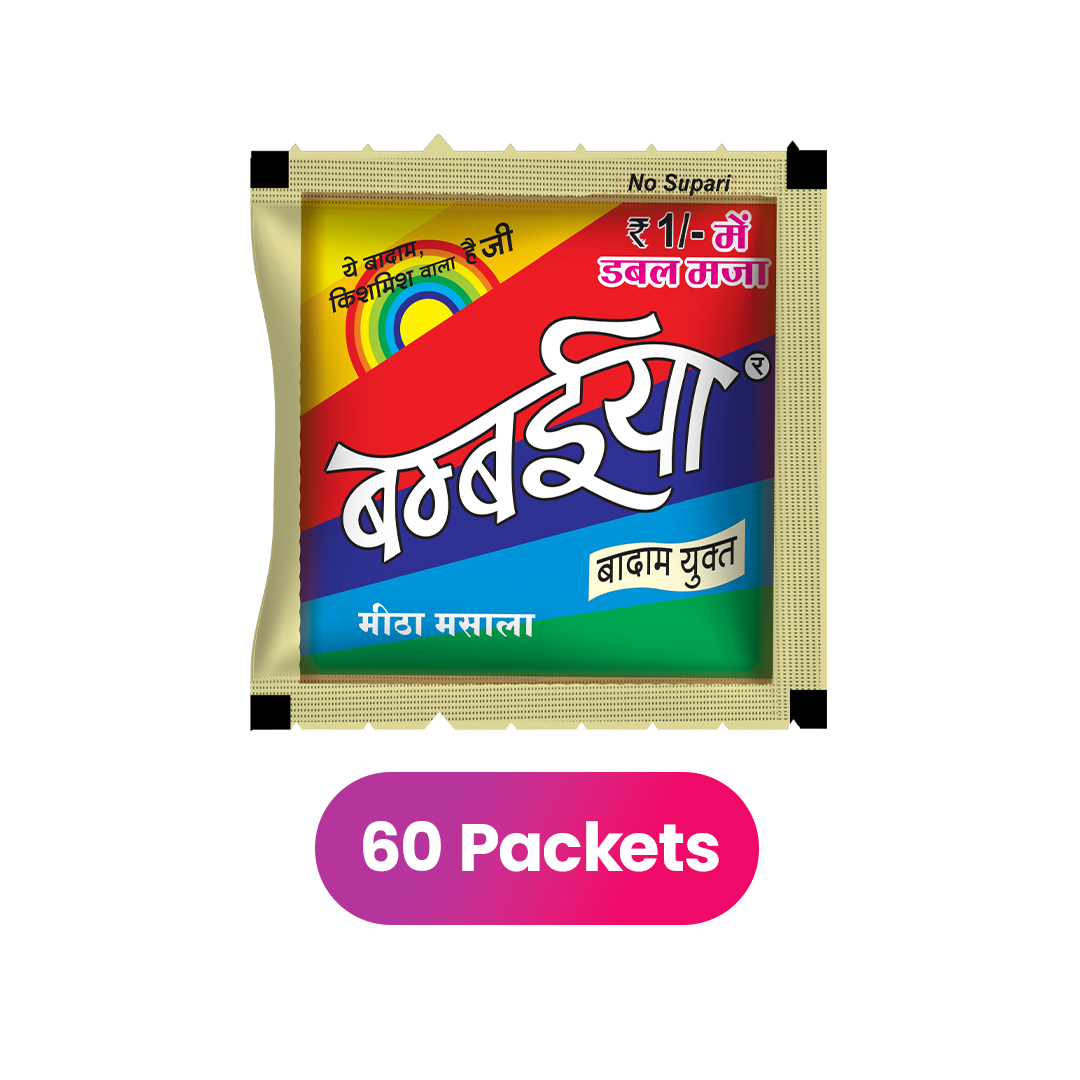 Bambaiya Badam Yukt – Small (Pack of 60)